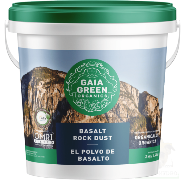 gaia green, dry amendments, media. organic, basalt rock dust, hydroponics media